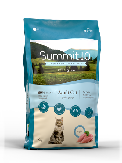 VALHALLA Summit 10 CAT Fresh Chicken Hairball Recipe 3 kg
