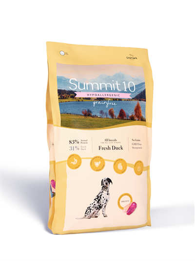 VALHALLA Summit 10 Grain Free Single Source Fresh Duck & Sweet Potato 12 kg